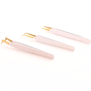 Nouvellement conçu multi couleur pointes ultra pointues forte demande en gros pince à cils tension équilibrée logo personnalisé - Product Image 3