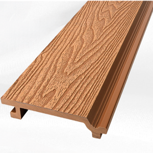 Decorative Wood <b>Plastic</b> Composite <b>Wall</b> <b>Panel</b> Waterproof Outdoor WPC Cladding 220x26mm Modern Exterior Fence <b>Panels</b> - Product Image 1