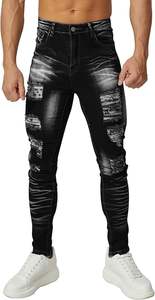 Pantalones vaqueros de servicio OEM de último diseño para hombre, pantalones vaqueros cómodos de calidad superior con diseño personalizado para hombre - Product Image 5