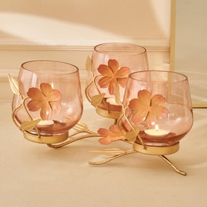 Modern Luxury Design Metal in Iron <b>Candle</b> Holder Round <b>Candles</b> Holders for Home & Hotel Decoration <b>Candle</b> <b>Mold</b> - Product Image 1