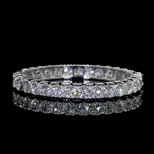 Clarisse Eternity Lab Diamond BanglesFull-Round StylePure Luminescence14K/18K or jaune - Product Image 1