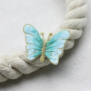 Diseño de mariposa bordado divertido parches diseños máquina bordado hecho a mano DIY manualidades bordado hierro en parches insignias - Product Image 5