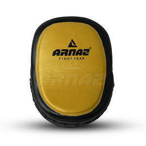 Almohadilla de enfoque de boxeo personalizada profesional almohadillas de mano de boxeo MMA Muay Thai Focus Mitt Pads - Product Image 1