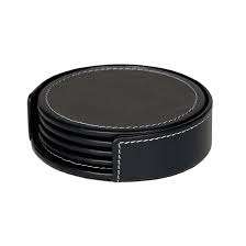 Posavasos de cuero puro hecho a mano a bajo costo Diseño cuadrado de nuevo estilo clásico para el hogar y la Mesa del hotel Venta superior para uso en té - Product Image 6