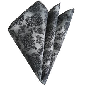 Khaki Green Paisley Printed Gradient <b>Neckerchief</b> - Product Image 1