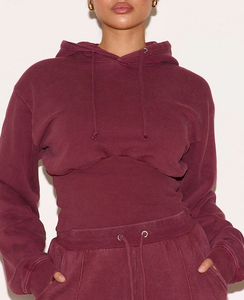 Sudadera con Capucha para Mujer, Logotipo Personalizado, Calidad de Exportación, Sudadera Lisa para Imprimir, Algodón/Felpa, Proveedor al por Mayor - Product Image 6