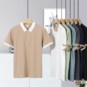 Camisetas DE TENIS personalizadas para hombre, polos de manga corta, algodón, poliéster, estampado informal, diseño con función antiarrugas, talla XL Golf - Product Image 1