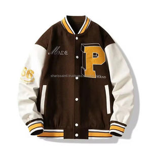 Chaqueta universitaria vintage, estilo bomber oversize, unisex, estilo retro, para la escuela y fiestas, marca privada - Product Image 2