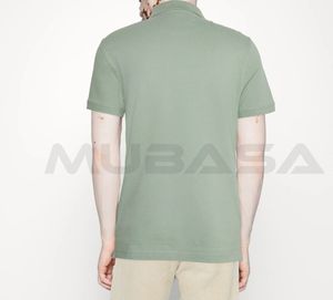 Polos en coton respirant pour hommes surdimensionnés brodés couleur unie unisexe microfibre polos Mubasa Sports - Product Image 5