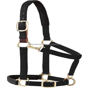 Halter de nailon con doble costura de 3 capas Para Caballo, ajuste de latón pesado, pinza de garganta extraíble, ajuste de corona de hebilla única - Product Image 5