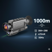 Monoculaire thermique 384x288, vision nocturne, longue portée 1000m, 35mm, infrarouge numérique, CASEEDA MV3, 50Hz, portable, pour la chasse
