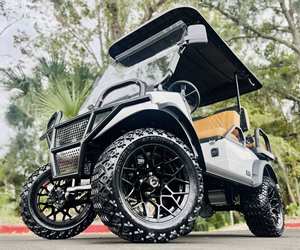 30% de réduction Nouveau chariot de golf électrique New-Icon 160L, batterie lithium 51V, 4 places, autonomie 50 miles, chariot utilitaire pour usage commercial et hôtelier - Product Image 2