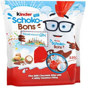 Kinderr Schoko Bons Crispy 67.2g Oval Shaped <b>Treat</b> With Delicious Milky And Cocoa Filling Inside Crunchy Milk Chocolate - Product Image 3