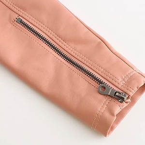 Vestes en cuir à la mode pour femmes Offre Spéciale de style logo personnalisé avec cuir véritable et tissu en toile dernière conception - Product Image 5