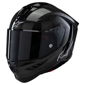 Casque Alpinestars Supertech R10 de qualité supérieure en carbone noir - Product Image 1