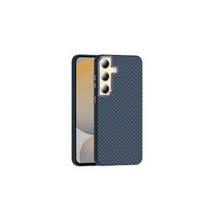 Coque en silicone pour Samsung Galaxy S24 Plus MRSA, texture fibre de carbone haute qualité, compatible MagSafe - Product Image 2