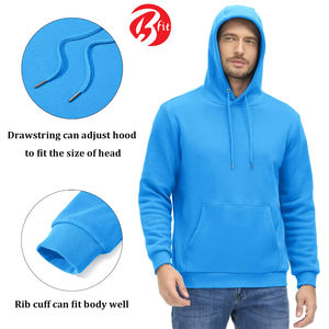 Sudadera de satén de gran tamaño personalizada para hombre, sudaderas con capucha de estilo callejero XXS, logotipo bordado, temporada Otoño Invierno, liso en blanco - Product Image 6