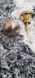 Perilla de puerta de cobre y latón macizo Vintage clásico, manija decorativa redonda para armarios de puerta delantera, decoración de muebles de armario - Product Image 3