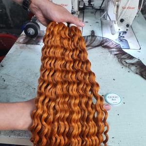 Extensions de cheveux humains, boucles crépues et ondulations profondes lâches, cheveux vierges vietnamiens, perruque avec fermeture en dentelle, 100% Remy vierge - Product Image 3