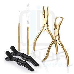 สร้างประวัติศาสตร์เพื่อรับชุดเครื่องมือต่อผมพลาสม่าสีทองพร้อมอุปกรณ์เสริมที่กำหนดเองและให้การติดฉลากแบรนด์ที่กำหนดเองได้ฟรี - Product Image 1