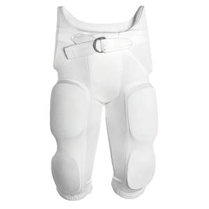 Pantalon de football américain uni droit taille haute pantalon de football américain décontracté avec logo personnalisé teint en plaine pour hommes - Product Image 3