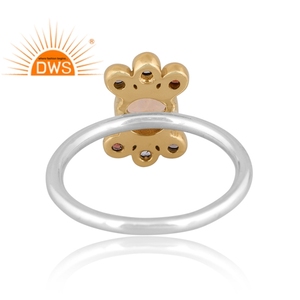 Best Selling Fine Sterling <b>Silver</b> Natural Multi Gemstone Stackable <b>Ring</b> Custom Jewelry Manufacturer - Product Image 4