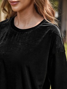 Custom <b>Women's</b> <b>Velvet</b> Two Piece <b>Jogger</b> Set Sport Zip up Tracksuit Streetwear Hoodie <b>Women</b> <b>Velvet</b> Sweatsuit <b>Velvet</b> Track Suit - Product Image 5