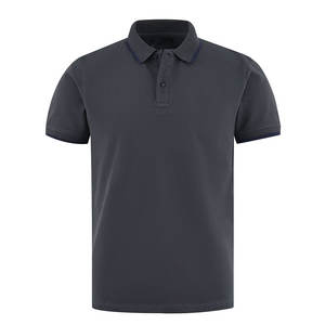 เสื้อยืดผ้าฝ้ายถักสำหรับผู้ชายเสื้อลำลองผ้าระบายอากาศได้ดีแขนสั้นออกแบบโลโก้ได้ตามต้องการ - Product Image 1