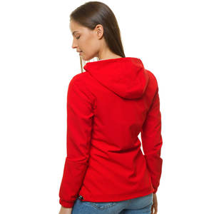 OEM de moda de las mujeres ligeras de alta calidad cortavientos Zip up Stand Collar chaquetas de concha suave para las mujeres - Product Image 2