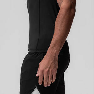 เสื้อกั๊กผ้าคอตตอนแห้งเร็วสำหรับผู้ชายแบบปรับแต่งได้เสื้อกั๊กแขนกุดสไตล์สตรีทไซส์ XL - Product Image 5