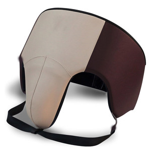 Protège-aine de boxe personnalisé de haute qualité en cuir artificiel pour entraînement de combat durable Logo personnalisé Protège-aine de boxe - Product Image 1