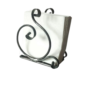 Porte-serviettes en métal contemporain léger et portable Manipulation facile Salle à manger Décoration de table de fête et accessoires - Product Image 1