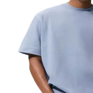 เสื้อยืดผู้ชายผ้าฝ้าย 100% ทรงโอเวอร์ไซส์ บริการ OEM ขายส่ง คุณภาพสูง แห้งเร็ว ระบายอากาศได้ดี น้ำหนัก 220 กรัม - Product Image 4