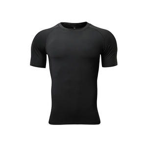 Chemise à manches courtes de compression décontractée pour homme de la meilleure qualité, respirante, séchage rapide, grande taille avec logo personnalisable, sans col - Product Image 2