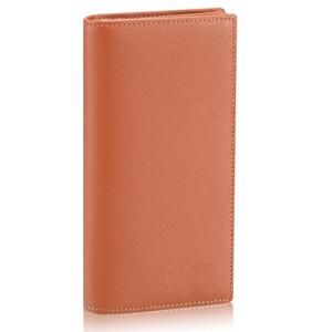 Cartera para hombre genuina de alta calidad, ligera, diseño de logotipo personalizado, cuero largo, hecho en fábrica con precio al por mayor - Product Image 1