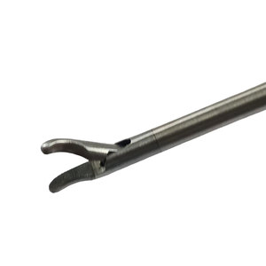 Porte-aiguille laparoscopique manuel professionnel en acier inoxydable argenté, forceps et ciseaux pour chirurgie générale, certifié CE, réutilisable - Product Image 6