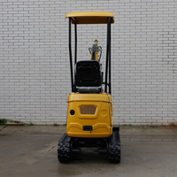 Remorque de transport pour mini-excavatrice de 1 tonne avec moteur importé, fournisseur avec assurance commerciale