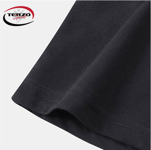 T-shirt d'été sur mesure en coton/fibre de bambou avec marque de distributeur et logo personnalisé à vendre - Product Image 4