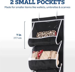 Estante Organizador Colgante de 6 Niveles para Puerta, Armario, Baño, Cocina, Guardería, Despensa, Hogar, Oficina, Habitación, con Bolsillos Grandes - Product Image 4