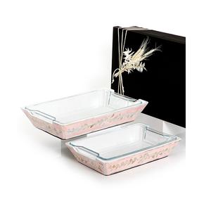 Plateau de collations de nourriture de service en bois et en verre avec vadrouille travail plateau de service d'ustensiles de cuisine de qualité supérieure pour l'utilisation de Restaurant - Product Image 1