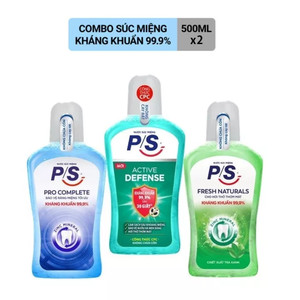 PS Active Defense Bain de bouche à la menthe fraîche 500ml pour le nettoyage buccal - Product Image 4