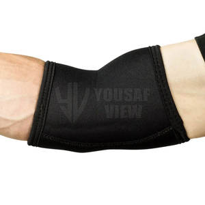 Manchon de coude de compression en matériau néoprène personnalisé pour la dynamophilie en salle de sport exercice d'haltérophilie à bas prix - Product Image 2