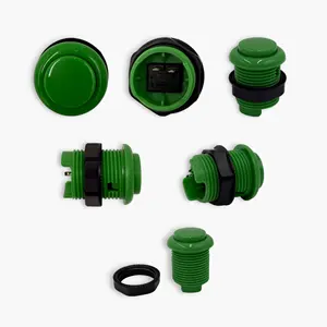 Ensemble de boutons poussoirs pour jeux d'arcade Baolian, 10 boutons en aluminium et plastique, niveau IP65, 3A max. Courant 5V 220V - Livraison Gratuite - Product Image 2