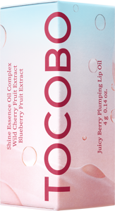 TOCOBO Juicy Berry Plumping Lip Oil 07 Plum Jam coreano vibrante fresco tono malva no pegajoso humedad desgaste largo swipe on K beauty - Product Image 3