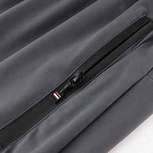 กางเกงขาสั้นผ้าฝ้ายโพลีเอสเตอร์สำหรับผู้ชายกางเกงกีฬาสำหรับใส่วิ่งออกกำลังกายฟิตเนส - Product Image 5