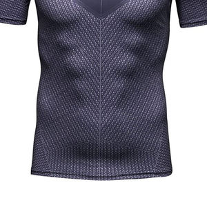 Rash Guard à manches courtes, Design vierge Rash Guard personnalisé Arts martiaux Wear & Fitness Wear pour Bjj & MMA - Product Image 4