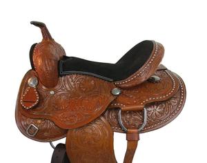 Ensemble de selles de cheval en cuir véritable de qualité supérieure Western Endurance English Racing Saddle and Tack Match parfait - Product Image 1