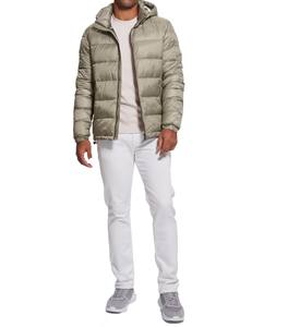 Toutes les couleurs unies Adulte Hiver Chaud Manteau à capuche col montant Veste bouffante Fermeture éclair Imperméable Outwear High Street Casual Slim Dyed - Product Image 5