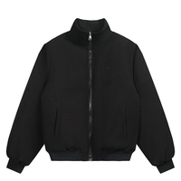 Blouson Bomber Homme Personnalisé Hiver 2025 – Col Montant Réversible, Qualité Supérieure, Tendance et Nouvelle Collection