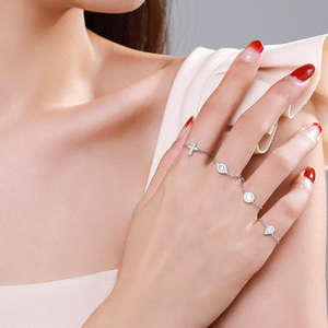 Anillo de cadena de moda de nuevo diseño de alta calidad, anillos chapados en plata de ley 925 clásicos, joyería de alta calidad para fiesta diaria - Product Image 3